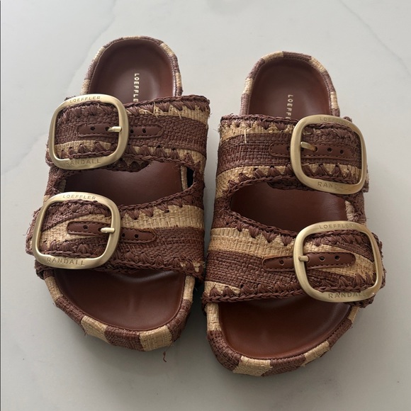 LOEFFLER RANDALL THEO PLATFORM SANDAL- size 5.5 New - Picture 2 of 4